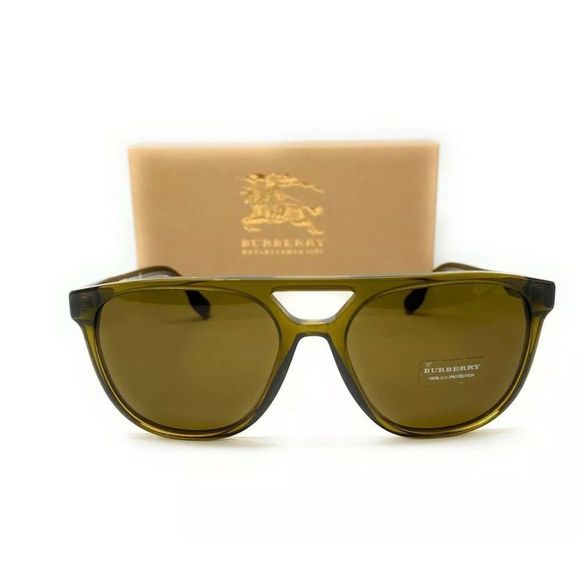 Burberry Women\'s Olive Green and Brown Sunglasses!